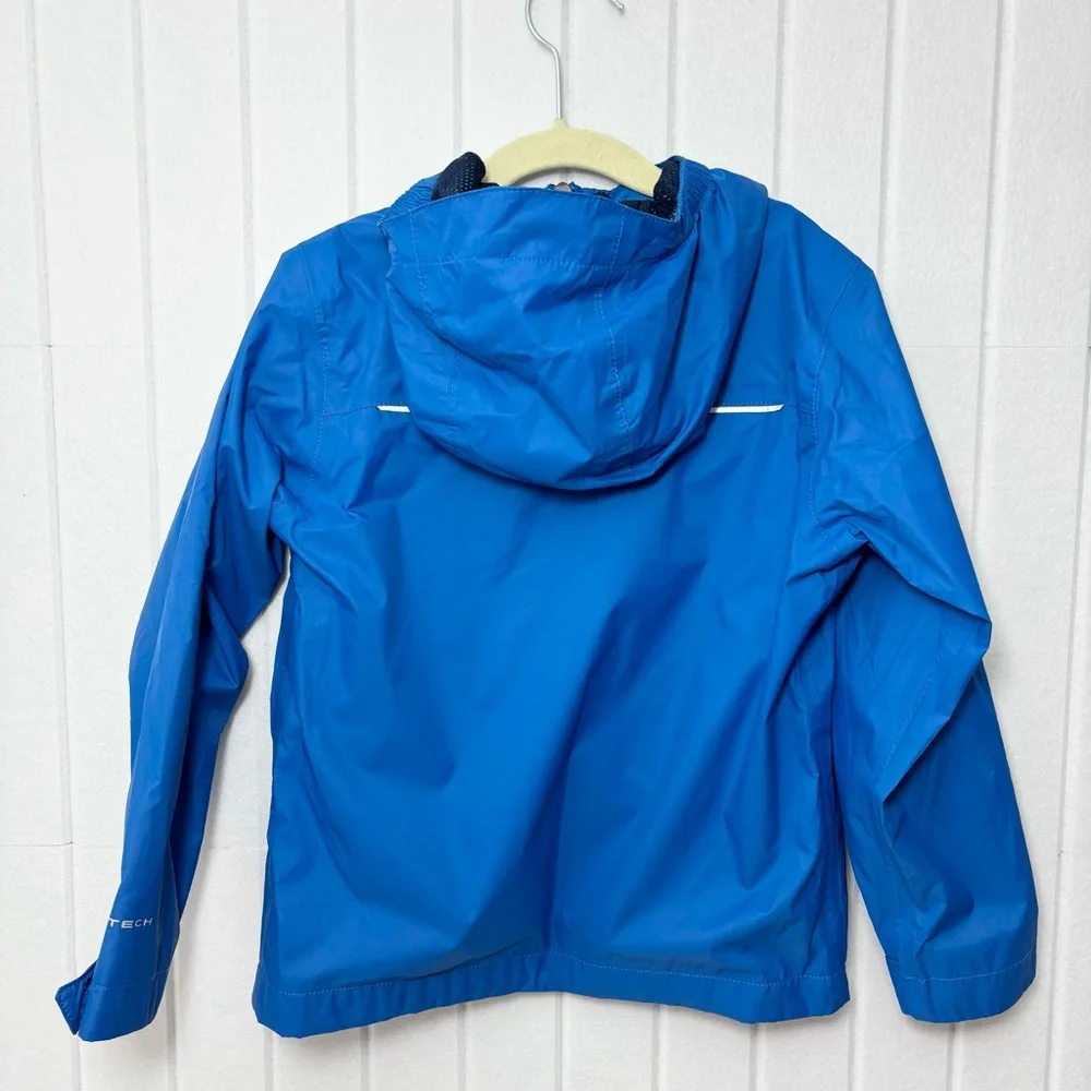 Columbia Blue Raincoat Lightweight‎ Full-Zip Size XSS (4-5)